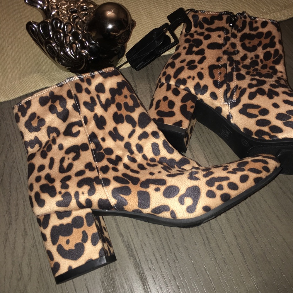Leopard Boots